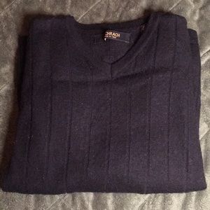 WOOL V NECK SWEATER S